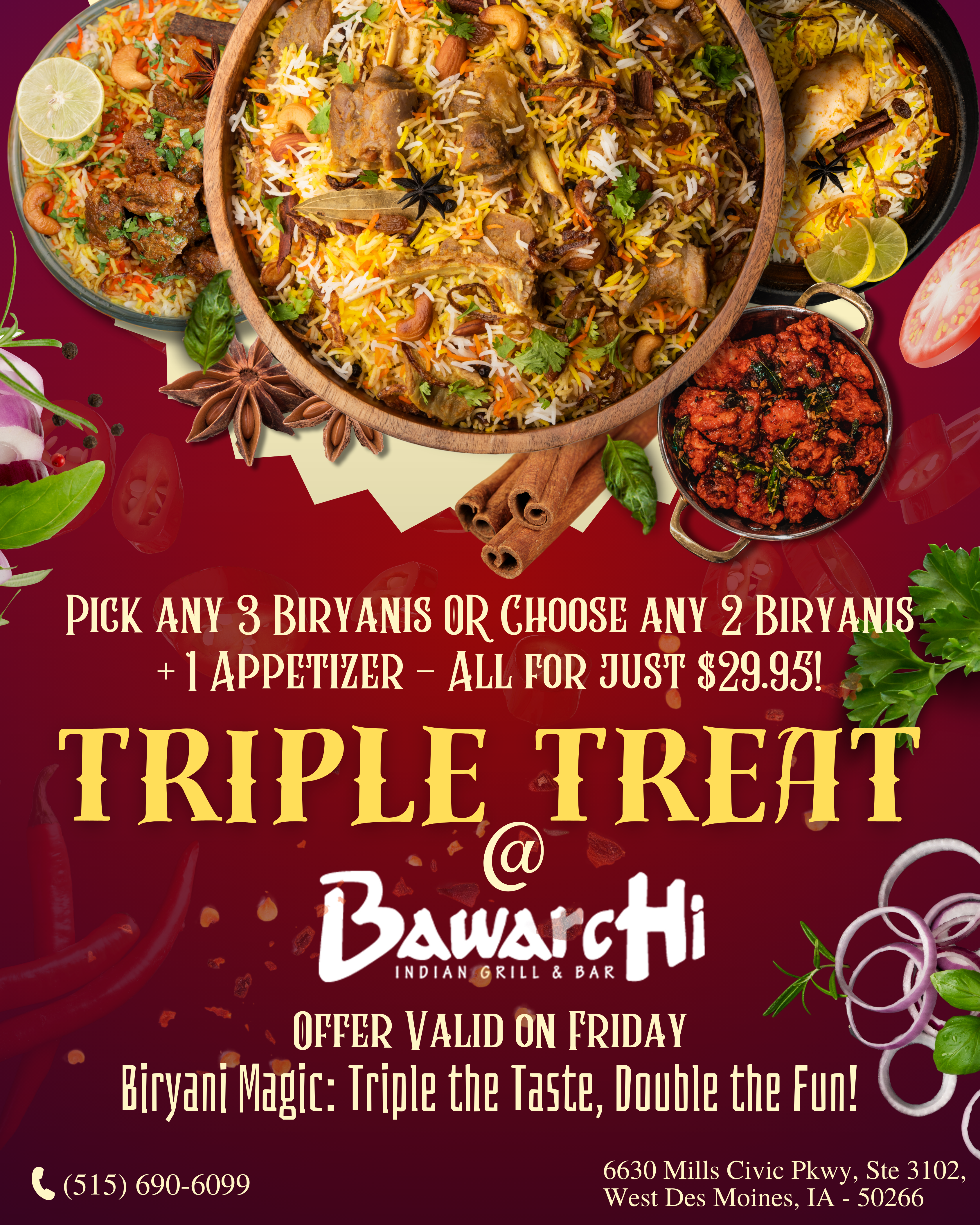 Create Your Perfect Biryani Combo This Friday!